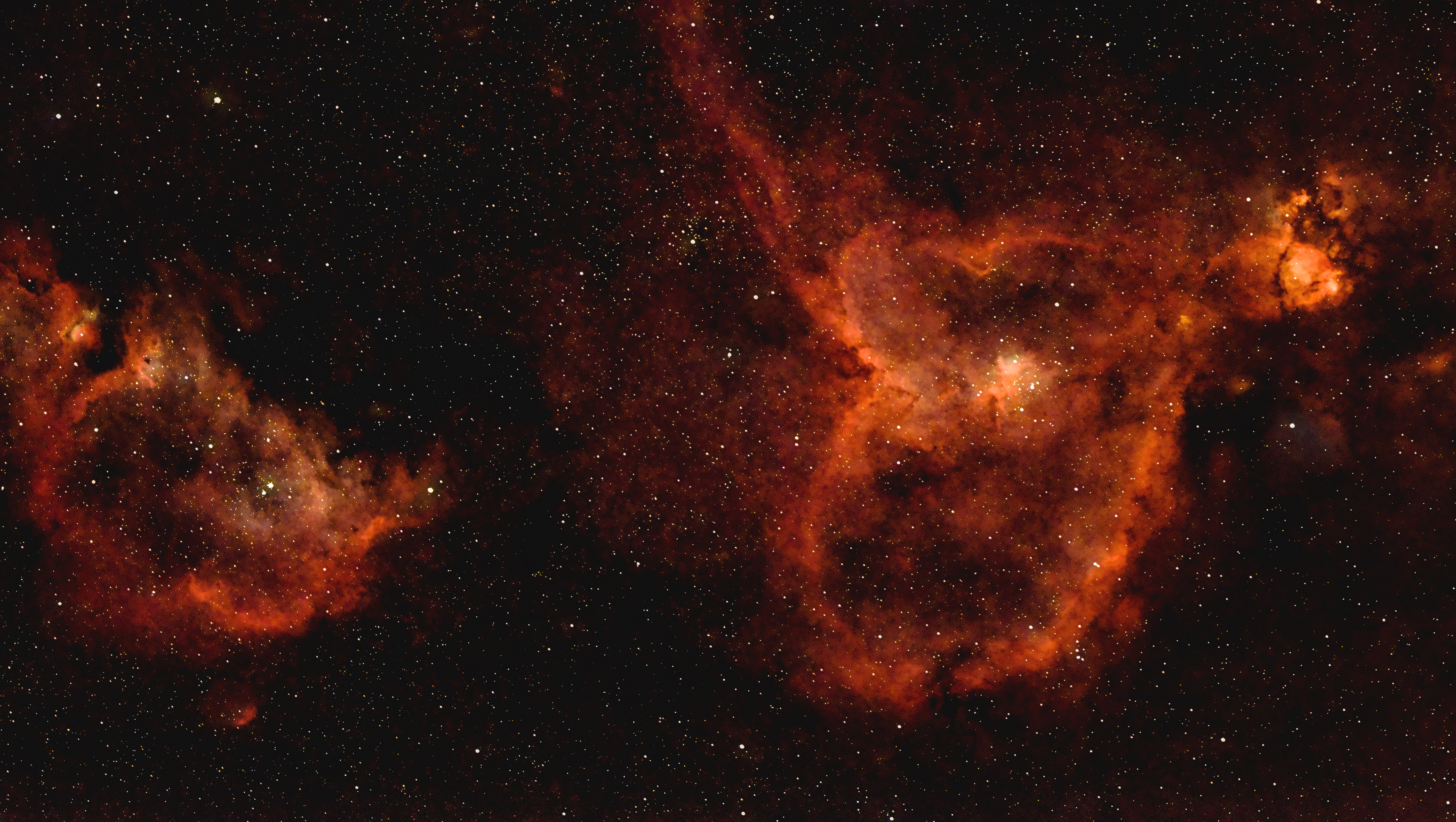 Heart and Soul Nebulae