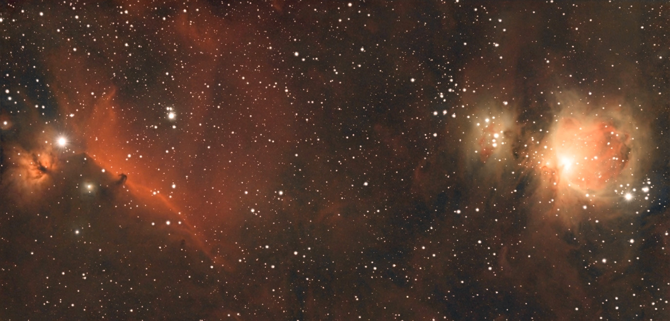 Orion and Horsehead Nebulae